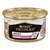 PURINA PRO PLAN ADULT DELICATE консервирана храна за котки с изображение на котка и парчета храна, сервирани в чиния.