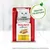Sachet Purina Gourmet Mon Petit intense au poulet, mention « Conçus pour être recyclables » visible sur l’emballage. Texte multilingue : with chicken, au poulet, con pollo, mit Huhn, met kip.