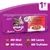 Emballage Whiskas 4 boîtes, La Carte du Boucher en Sauce : bœuf, agneau, poulet, dinde. Repas 100 % complet et équilibré. Adapté aussi aux chats stérilisés. Pour chats 1+ an.