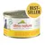 Lata de Almo Nature HFC Natural, filete de pollo. Texto visible: 'PROFITS 100% TO NATURE', 'BEST-SELLER', 'OWNED BY THE ANIMALS', 'CHICKEN FILLET'. Lata de Almo Nature HFC Natural, filete de pollo. Texto visible: 'PROFITS 100% TO NATURE', 'BEST-SELLER', 'OWNED BY THE ANIMALS', 'CHICKEN FILLET'.