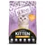 Kitten chicken and rice food, 300g. Features: smaller kibble, hypoallergenic, naturally tasty, taurine for healthy heart, highly digestible, low feeding costs. For all breeds.