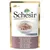 Schesir Adult tonijn met quinoa in jelly, afbeelding van natvoer voor katten. Tekst op verpakking: Tonijn met quinoa in meerdere talen.