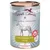 Boîte Terra Canis Low Mineral Diät Pferd, alimentum veterinarium, 100 % Lebensmittelqualität aller Rohstoffe, illustration de cheval, texte en allemand visible sur l’étiquette.