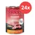 Rocco Senior Nassfutter, Geflügel mit Haferflocken, leicht verdaulich, 24x 400g Dosen.