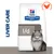 Bag labelled Hill's Prescription Diet l/d with a cat image, text stating Liver Care, and an orange chicken icon in the corner.