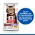 Hill's Science Plan Hairball & Perfect Coat Adult 1+ met kip. Helpt haarballen te verminderen en bevordert een prachtige vacht. Op de verpakking staat een afbeelding van een kat.