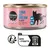 Cosma Asia Pure Love, boîte rose : Tuna with Bream in Jelly, Multi Protein Pure Fish. Pictogramme tri : FR, boîte + étiquette, bac de tri.