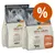 Multipack Risparmio! 2 x 2 kg Almo Nature Holistic Extra Small & Small Adult - Mix: Manzo + Salmone 