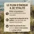 LE PLEIN D'ÉNERGIE & DE VITALITÉ. Riche en protéines, inspiré de la diversité de la nature, huile de poisson & zinc pour santé cutanée et pelage brillant. Texte en français.