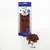 Zak Dokas Minis hondensnacks, kleine bruine blokjes van ca. 0,5 cm, tekst op verpakking: '100% met vlees', afbeelding hond en geit zichtbaar.
