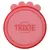 Red lid with Trixie logo, suitable for sealing cans.
