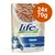 Life Cat Natural tuniak, 24x70g. Balenie s obrázkom kúskov tuniaka a mačky.