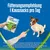 Fütterungsempfehlung: 1 Kausnack pro Tag. Frisches Trinkwasser bereitstellen, Hund bei der Fütterung beaufsichtigen und auf tägliche Bewegung achten. Produkt: Purina Dentalife ActivFresh.