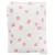 Малка възглавничка от бял плат с розови точки и видими шевове по ръбовете. Материал: текстил.