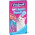 Vitakraft Cat Liquid-Snack, 6 annospakkausta. Pakkauksessa valkoinen kissa nuolemassa nestemäistä herkkua pussista. Teksti: kalorienarm, ohne Farb & Konservierungsstoffe.