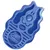 Brosse de massage Kong Zoom Groom pour chien - 1 brosse, bleu