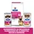 Hill's Prescription Diet Gastrointestinal Biome para cães, embalagem de ração seca e duas latas de comida húmida. Texto: Experimente as deliciosas variedades de alimentos secos e húmidos.