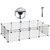 Songmics Storage Cube schwarz - L 143 x B 73 x H 46 cm Songmics Storage Cube schwarz - L 143 x B 73 x H 46 cm