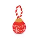 Beeztees Hundespielzeug Weihnachts-Ball Twinkle, rot - L 24 x B 11 x H 11 cm