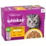 Ekonomipack: Whiskas 1+ portionspåse 24 x 85 g - Fjäderfäurval i gelé 