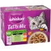 Whiskas 1+ Pouches Mega Pack 96 x 85g - Tasty Mix Chef's Choice in Gravy