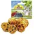 JR Farm Fruchtauslese-Cookies Vollkorn, opakowanie z widocznymi ciastkami oraz ilustracją truskawek, borówek i królika. Tekst na opakowaniu w języku niemieckim. JR Farm Fruchtauslese-Cookies Vollkorn, opakowanie z widocznymi ciastkami oraz ilustracją truskawek, borówek i królika. Tekst na opakowaniu w języku niemieckim.