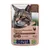 Sobre de comida para gatos Bozita con imagen de gato, texto visible: 100% animal protein, with chicken liver, grain free recipe, delicious taste easy digestion, 85 g, made in Sweden.