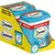 Dreamies Mega Box kattensnacks, 2 bakken van elk 350 g (totaal 700 g), verpakking toont merknaam Dreamies en Catisfactions, visafbeelding en kat op blauwe bak.