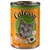 Catessy Happchen in Gelee mit Rind, 400 g. Text: 'mit beef in jelly', 'Ohne Zuckerzusatz'. Bild på grå katt och serveringsförslag av maten på tallrik.
