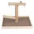 Wooden frame with two branches and rectangular wooden base, suitable for pet supplies.