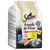 Sheba Fresh & Fine kattenvoer in saus, 6x50g, 2x zalm, 4x kip. 100% recyclebaar papier. MSC-keurmerk zichtbaar op verpakking.