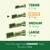 Greenies treat size guide: Teenie for 2–7 kg, Petite for 8–11 kg, Medium for 12–22 kg, Large for 23+ kg. Helps select the correct treat size based on weight.