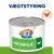 Hill's Prescription Diet METABOLIC dåsefoder med billede af hund, tekst 'VÆGTSTYRING' og ikon af kylling synligt på emballagen.
