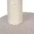 Kratzbaum-Säule aus Sisal mit beigem Teppichboden.