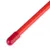 Red plastic rod with rounded tip.