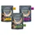 3 sachets de 50 g chacun : 2x encore Chicken Breast, 2x encore Chicken Breast with Duck, 1x encore Chicken Breast with Green Beans. Ingrédients 100 % naturels visibles sur l’emballage.