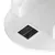 Nahaufnahme eines weissen Produkts mit integriertem Solarpanel. Funktion zur Energiegewinnung sichtbar.