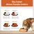 Fütterungsanleitung zur Umstellung des Hundefutters: Tage 1-2 75% altes Futter, 25% neues Futter; Tage 3-4 50%/50%; Tage 5-6 25%/75%; Tage 7-8 100% neues Futter. Hund frisst aus CORE-Napf.