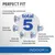 Perfect Fit Total 5: Stödjer naturligt immunförsvar, friska urinvägar, matsmältning, hud och päls, optimal viktkontroll. Passar Indoor 1+.