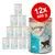 Lot de 12 boîtes Feringa Game & Goose, édition limitée, 400 g chacune. Texte visible : Homemade taste begins with love, with parsnips & rose hips, Adult.