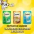 Dreamies Katzenleckerlis: Grün mit Huhn und Käse, Orange ShakeUps Geflügel Picknick, Blau mit Lachs. Text: Entdecke unsere unwiderstehlichen Leckerlis.