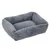 TIAKI hundeseng Lazy Bear, mørkegrå - Størrelse M: L 70 x B 55 x H 20 cm