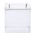 Transparent acrylic box with two gold-coloured hooks on top, suitable for storage or display.