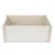 Light wood crate with rectangular shape and open sides, suitable for various uses.