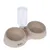 Modern Living Doppelnapf Kandy - 2 x 400 ml, L 35 x B 17 x H 7 cm