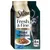 Sheba Fresh & Fine in Gravy Mixed Selection, 6 x 50g packs, certified sustainable seafood MSC, image shows chunks of food in gravy on a plate.