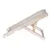 Wooden ramp with non-slip surface and adjustable height, suitable for access to elevated areas.