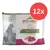 Almo Nature HFC Natural Megapack, 12x Portionen für erwachsene Katzen, Thunfisch und Huhn. Profits 100% to nature. QR-Code sichtbar.