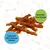 Twisted treats with text stating 'Rawhide Free Recipe' and 'Made with 100% Natural Chicken'.