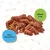 Pile of meat treats with text stating 100% natural meat and wheat free.